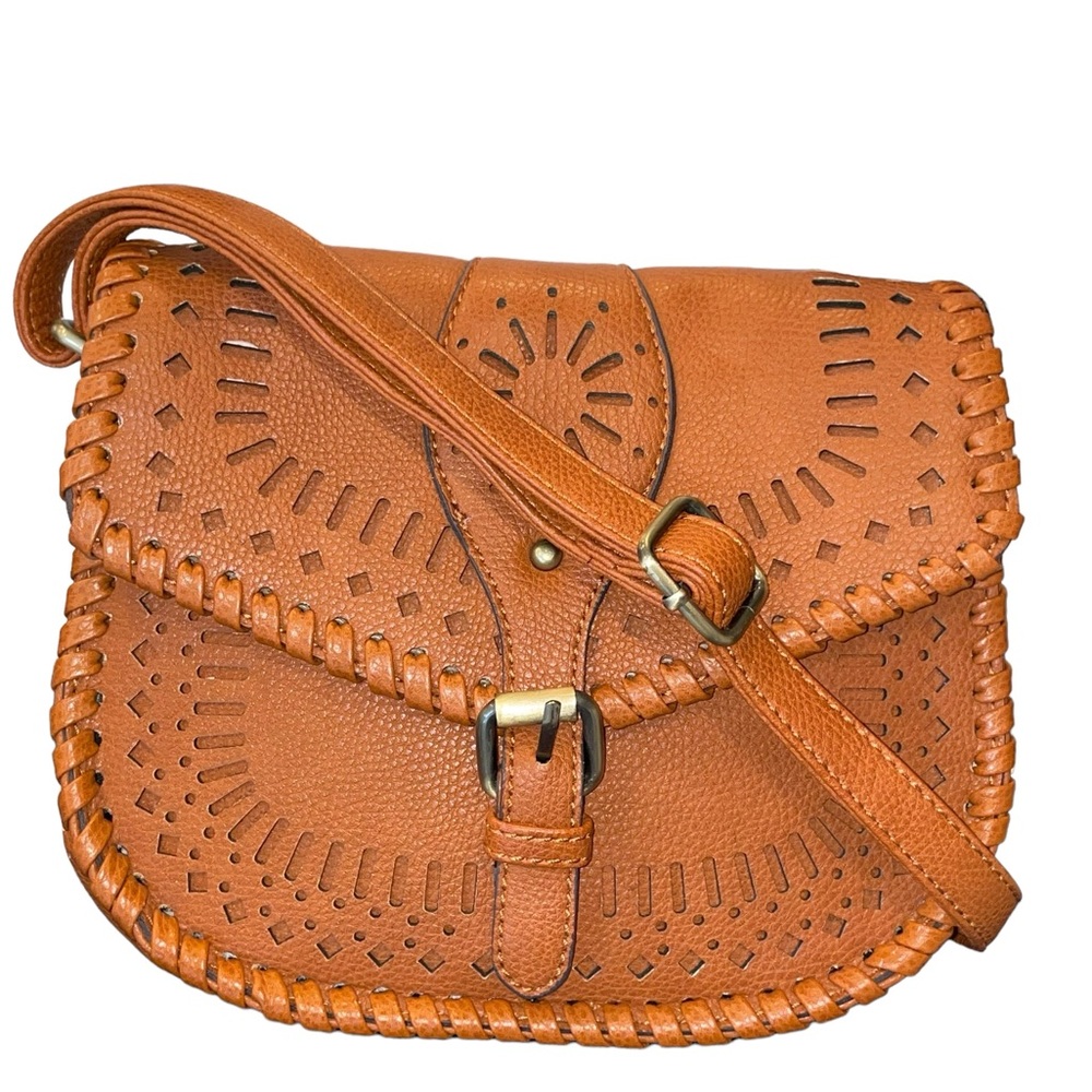 Beautiful Caramel Crossbody/Shoulder Bag - EUC